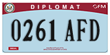 Federal license plates, Diplomatic (United Nations)
