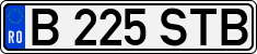 License plate of Romania, Regular plates