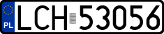 License plates of Poland, Regular car plates