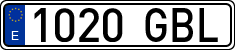 License plates of Spain, Ordinary (2000)