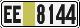 License plate of Armenia, Export transit plates