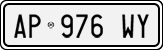 License plate of Italy, Cars (1994 year series)