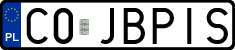 License plates of Poland, Vanity Plates