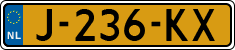 License plate of the Netherlands, Cars