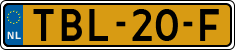 License plate of the Netherlands, Agricultural vehicles