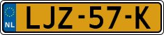 License plate of the Netherlands, Agricultural vehicles