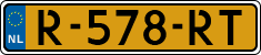 License plate of the Netherlands, Cars