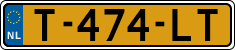 License plate of the Netherlands, Cars