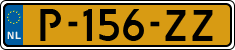 License plate of the Netherlands, Cars
