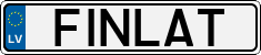 License plate of Latvia, Vanity Plates