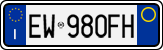 License plate of Italy, Cars (1994 year series)