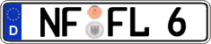 German license plate, Regular plates
