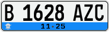 License plate of Indonesia, Regular plates