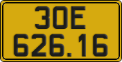 License plate of Vietnam, Commercial vehicles