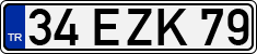 License plate of Turkey, Regular plates