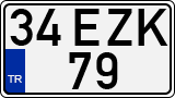 License plate of Turkey, Regular plates