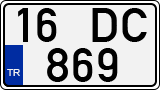License plate of Turkey, Regular plates