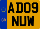 License plate of the United Kingdom, 2001 year system