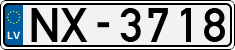 License plate of Latvia, Regular car plates