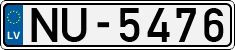 License plate of Latvia, Regular car plates