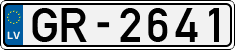 License plate of Latvia, Regular car plates