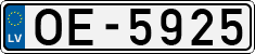 License plate of Latvia, Regular car plates
