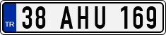 License plate of Turkey, Regular plates