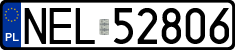License plates of Poland, Regular car plates