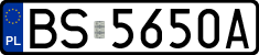 License plates of Poland, Regular car plates