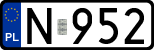 License plates of Poland, Regular car plates