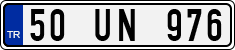License plate of Turkey, Regular plates