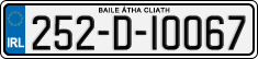 License plate of Ireland, Regular plates