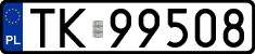 License plates of Poland, Regular car plates