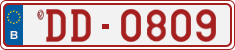 License plate of Belgium, Vanity Plates (2014)