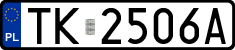License plates of Poland, Regular car plates