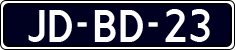 License plate of the Netherlands, Cars