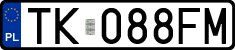 License plates of Poland, Regular car plates