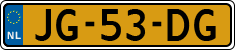 License plate of the Netherlands, Cars
