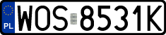 License plates of Poland, Regular car plates