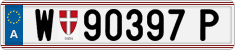 License plate of Austria, Regular plates