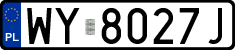 License plates of Poland, Regular car plates