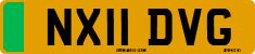 License plate of the United Kingdom, 2001 year system