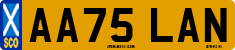 License plate of the United Kingdom, 2001 year system