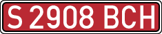 License plates of Spain, Specialty plates