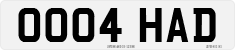 License plate of the United Kingdom, 2001 year system