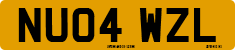 License plate of the United Kingdom, 2001 year system