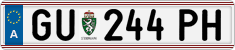 License plate of Austria, Regular plates