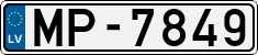 License plate of Latvia, Regular car plates