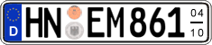 German license plate, Seasonal plates