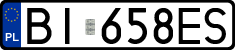 License plates of Poland, Regular car plates